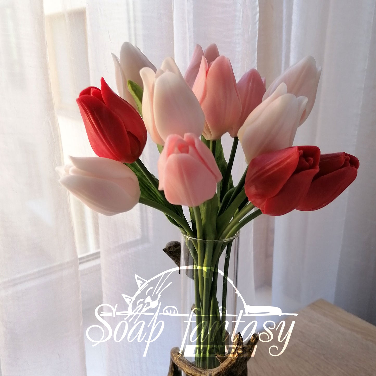 Tulip "Montreal" silicone mold for soap making
