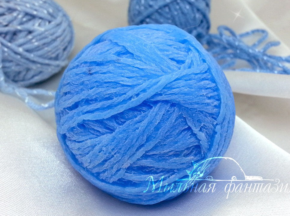 Ball of wool / yarn silicone mold (mould) for soap making and candle making