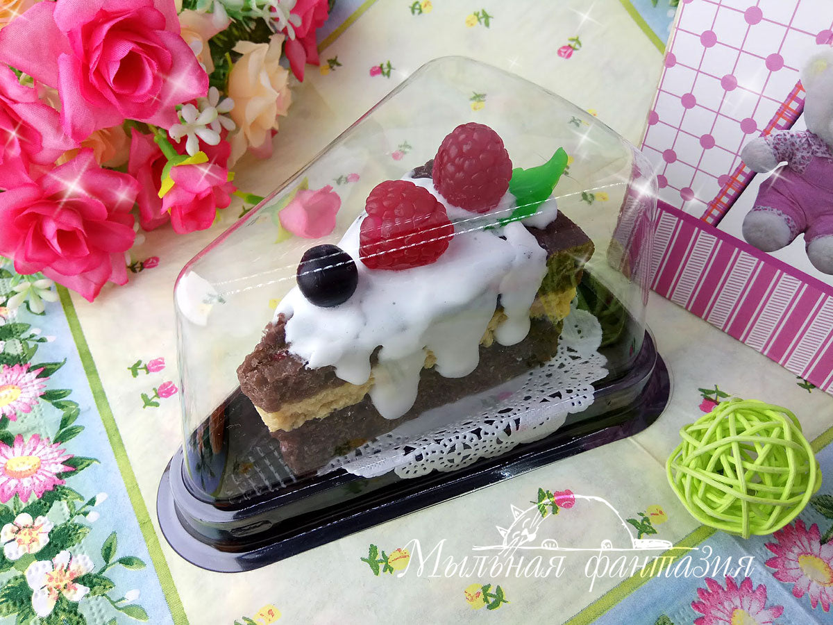 Cake (triangle) silicone mold (mould) for soap making and candle making