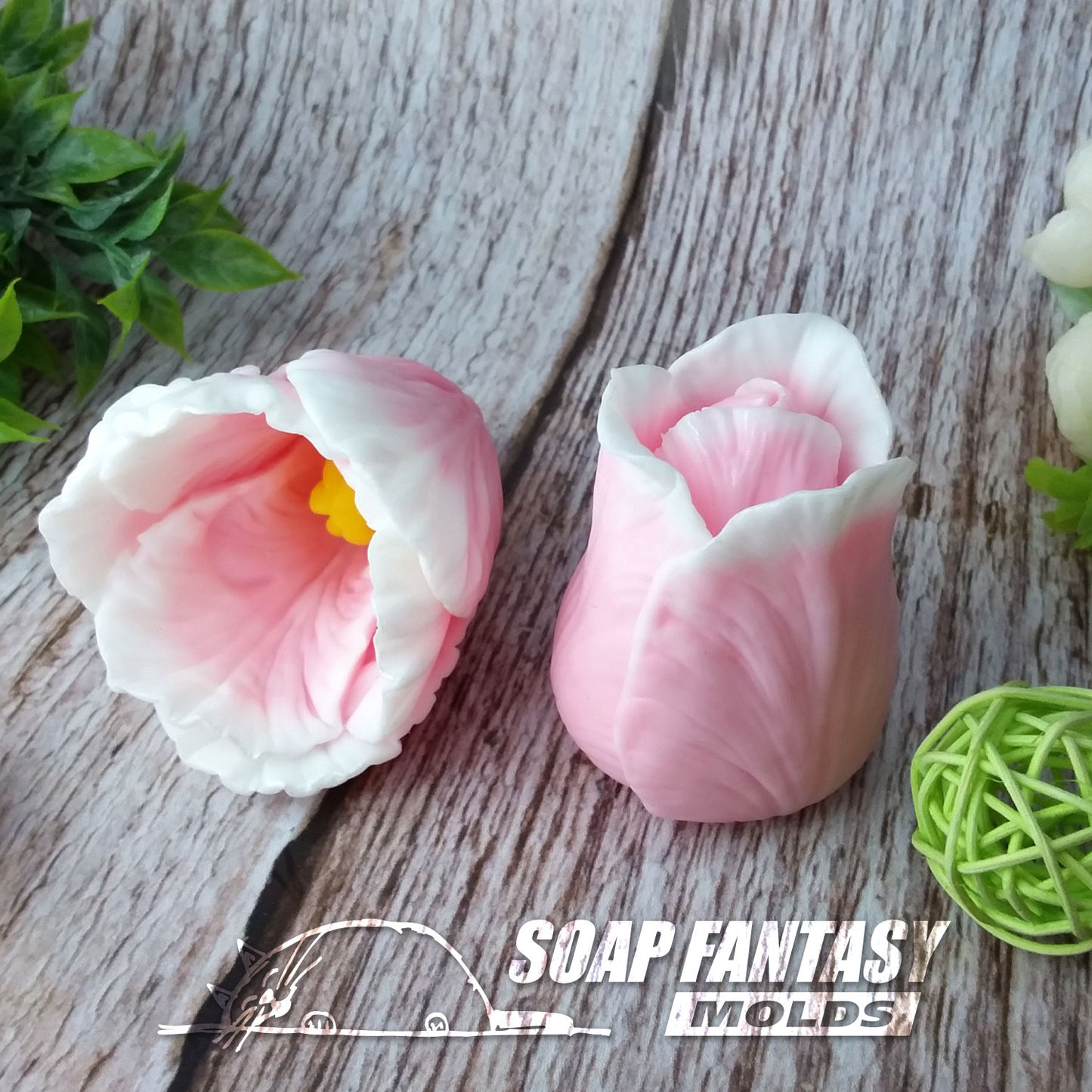 Parrot tulip silicone mold for soap making
