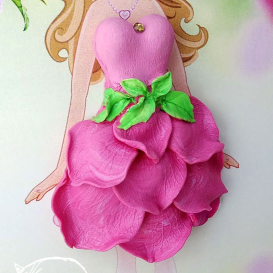 Little doll dresses silicone mold for soap making