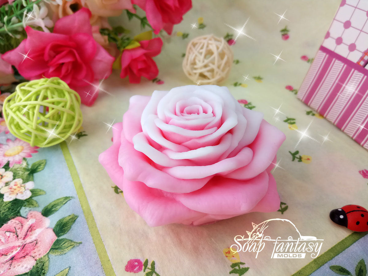 Rose "Grand Prix" silicone mold for soap making