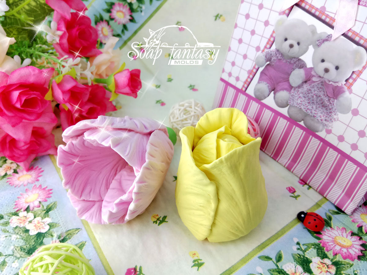 Parrot tulip silicone mold for soap making