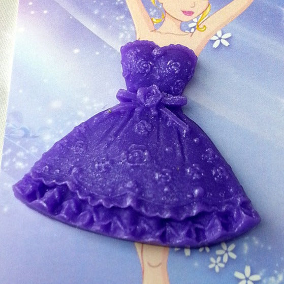 Little doll dresses silicone mold for soap making