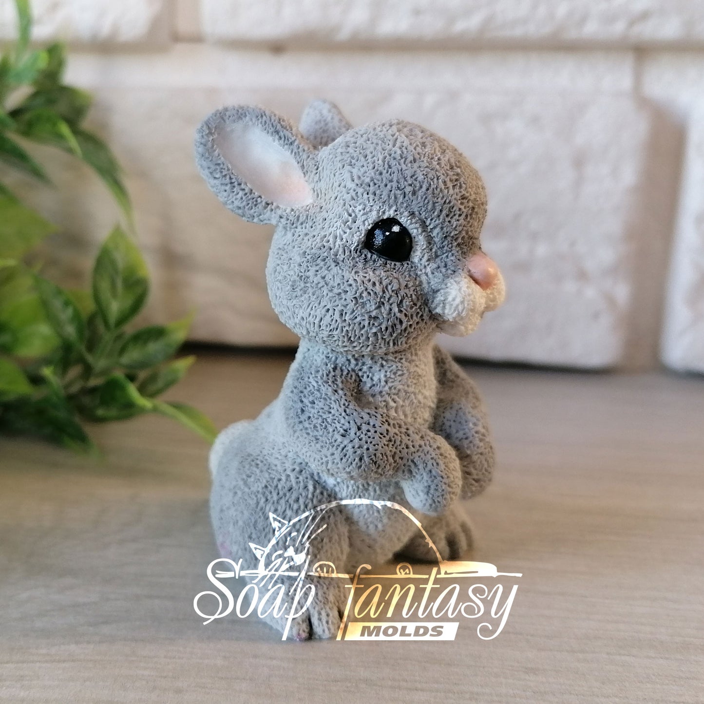 Easter bunny silicone mold for soap making