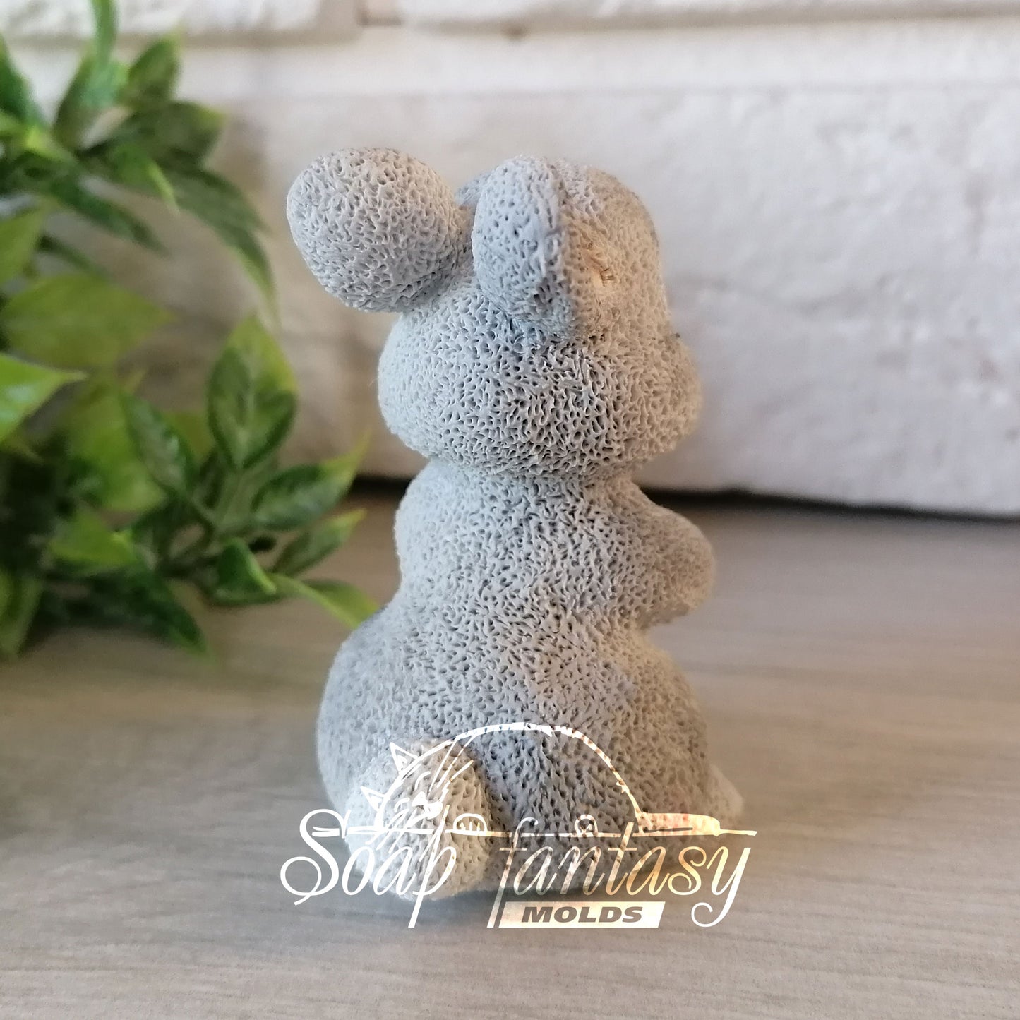 Easter bunny silicone mold for soap making
