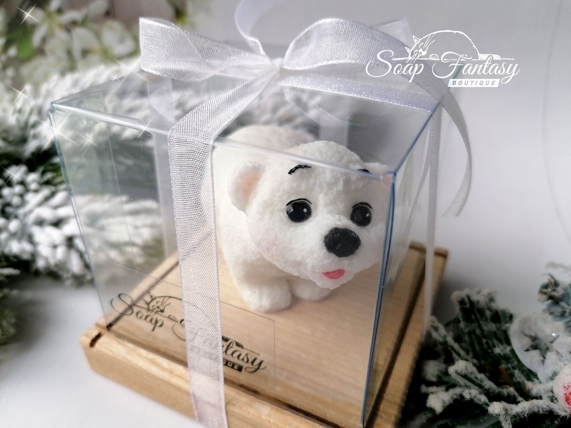 Bear "Umka" silicone mold (mould) for soap making and candle making