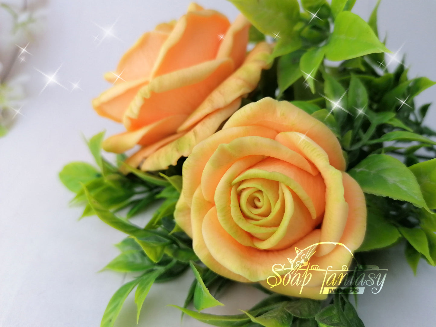 Rose bud Symphony silicone mold for soap making