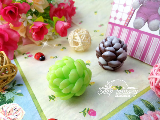 Hop cones (3 pcs) Silicone Soap Mold - for soap making, Craft & Hobby