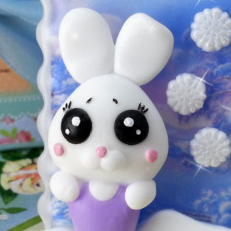 Winter Bunny silicone mold for soap making