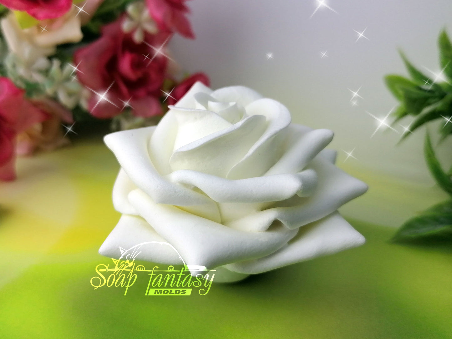 Sophie rose silicone mold for soap making
