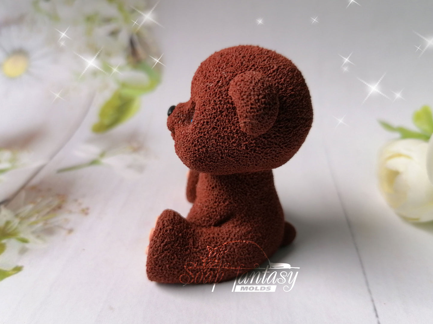 Baby Bear silicone mold (mould) for soap making and candle making