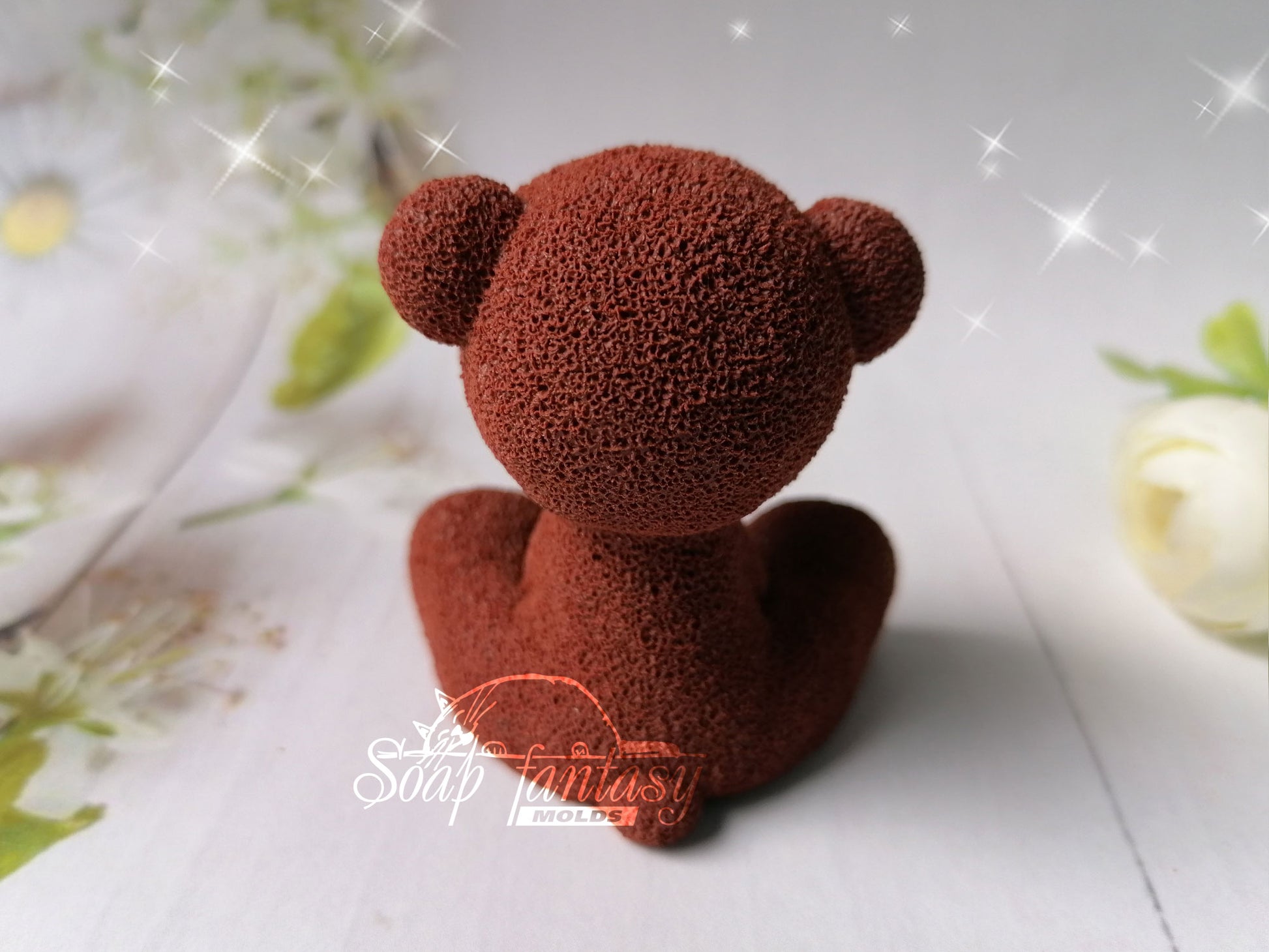 Baby Bear silicone mold (mould) for soap making and candle making
