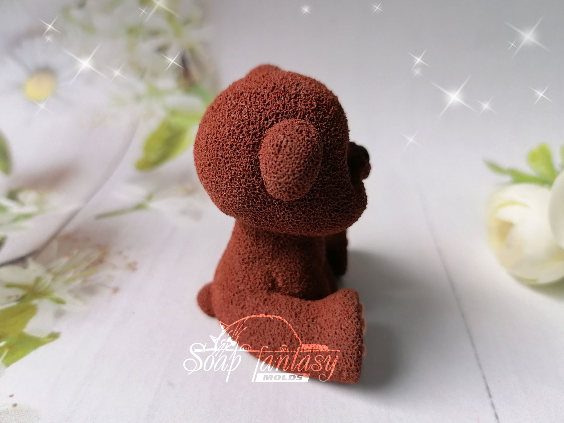 Baby Bear silicone mold (mould) for soap making and candle making