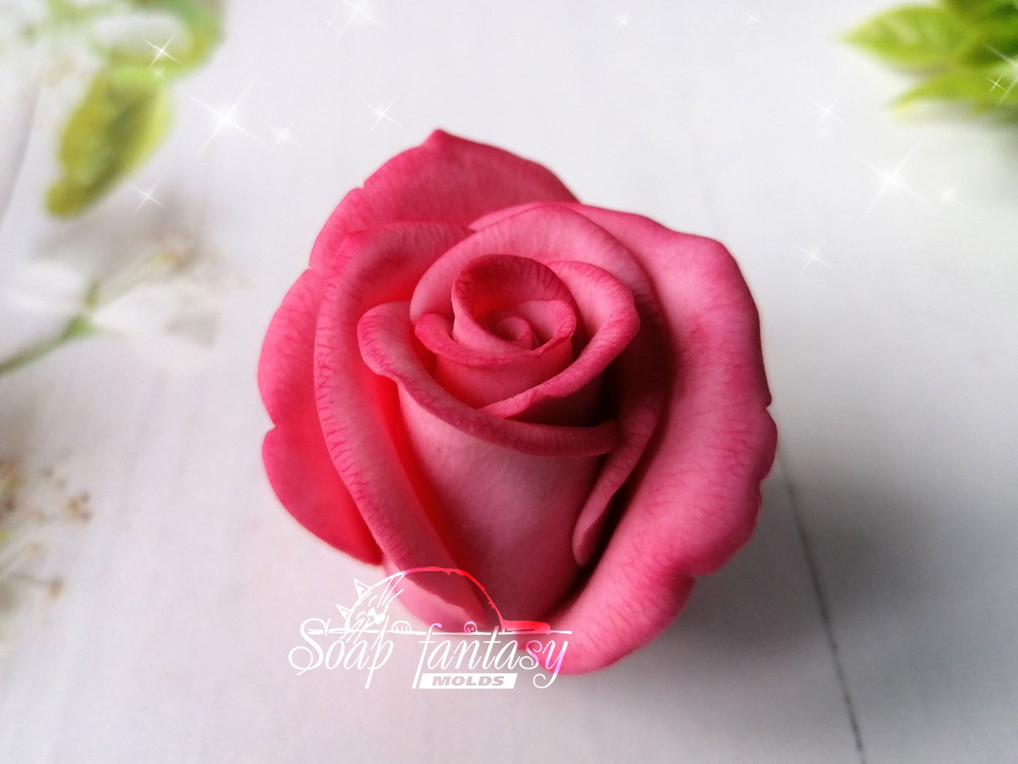 Rose "Julie" silicone soap mold - for soap making (Made of high quality silicone)