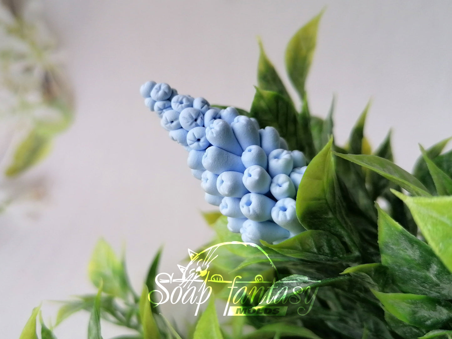 Mini muscari armeniacum valerie finnis silicone mold for soap making