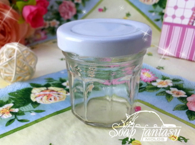 Jam jar (Medium conical) silicone mold for soap making