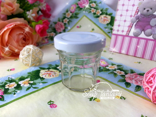 Jam jar silicone mold for soap making
