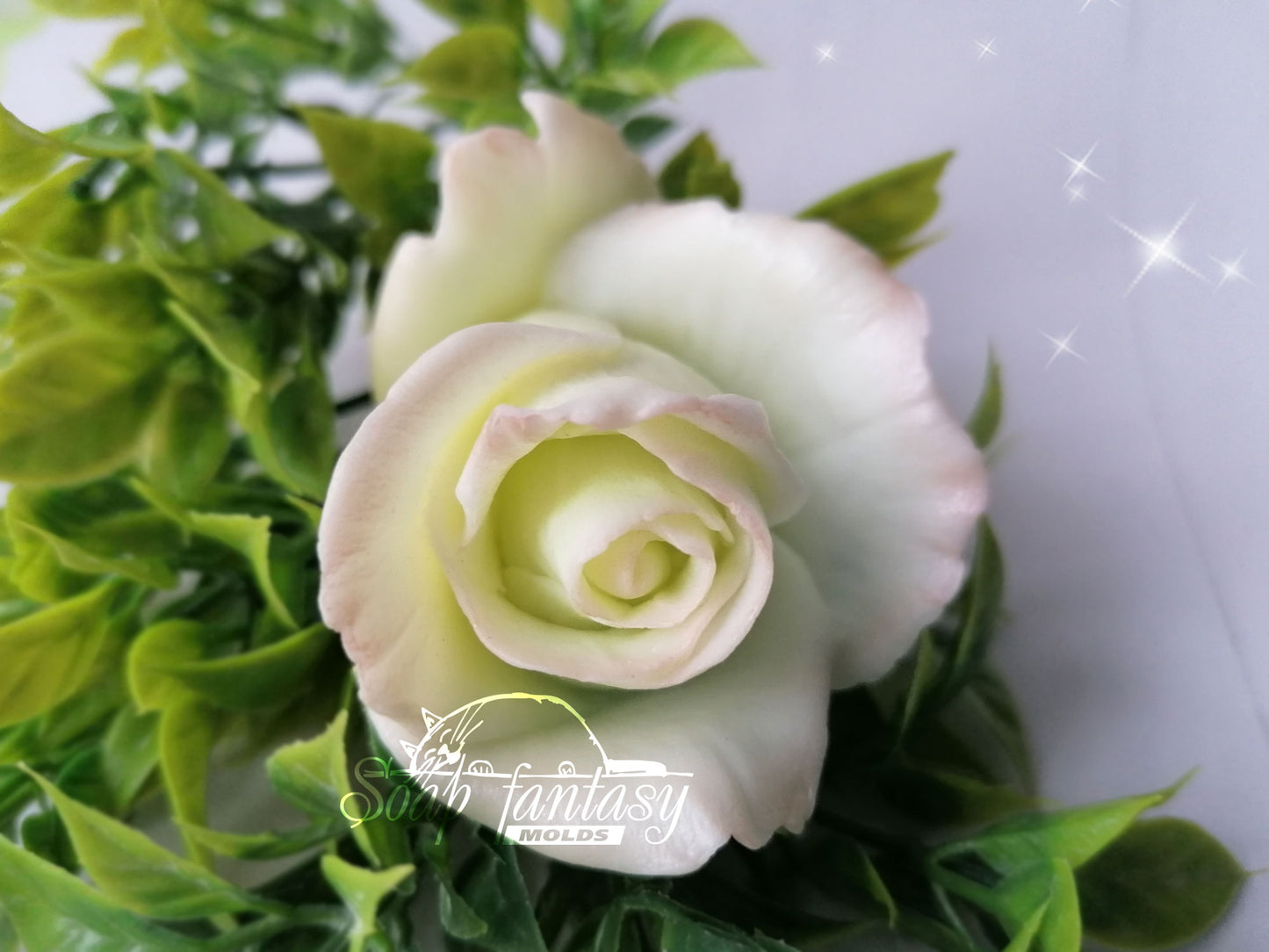 Rose "Glory" silicone soap mold - for soap making (Made of high quality silicone)