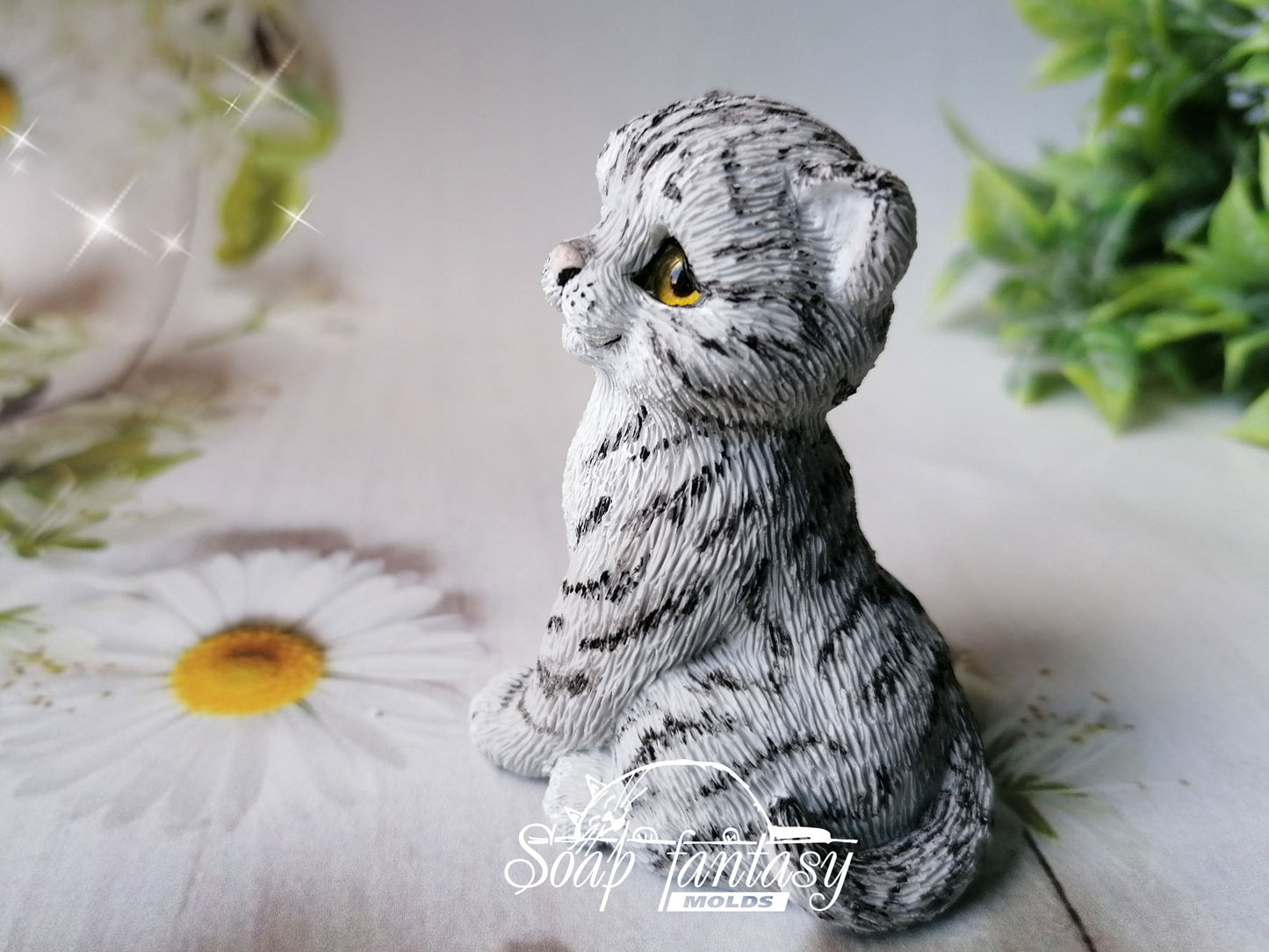 Thomas the Cat silicone mold for soap making