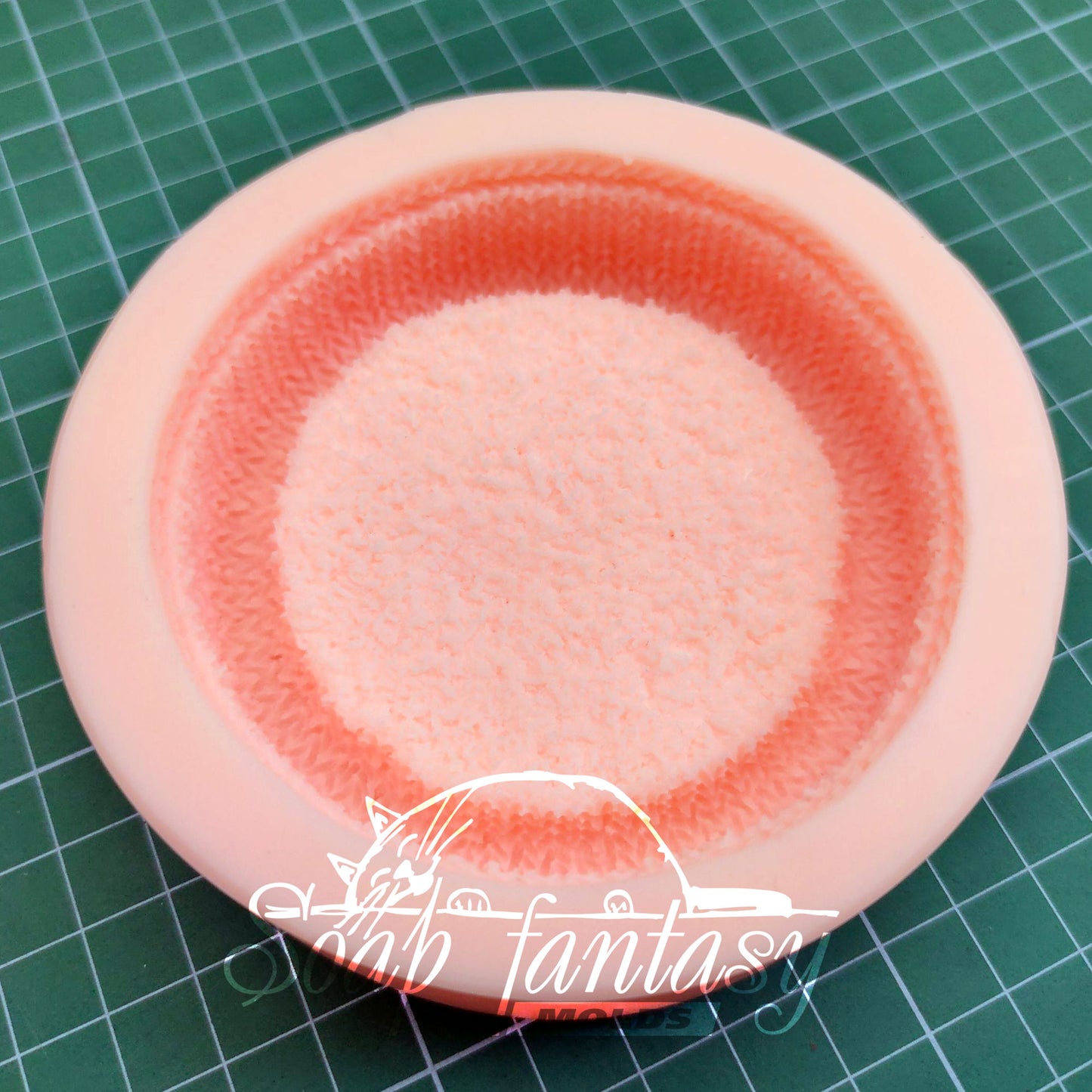 Knitted bed (WITHOUT TIGER CUBS!) silicone mold for soap making