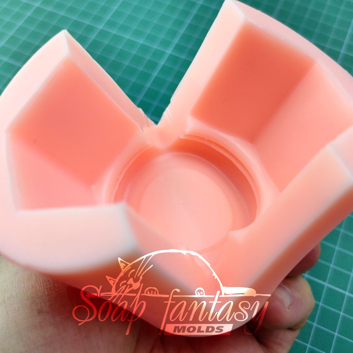 Jam jar (Medium straight) silicone mold for soap making