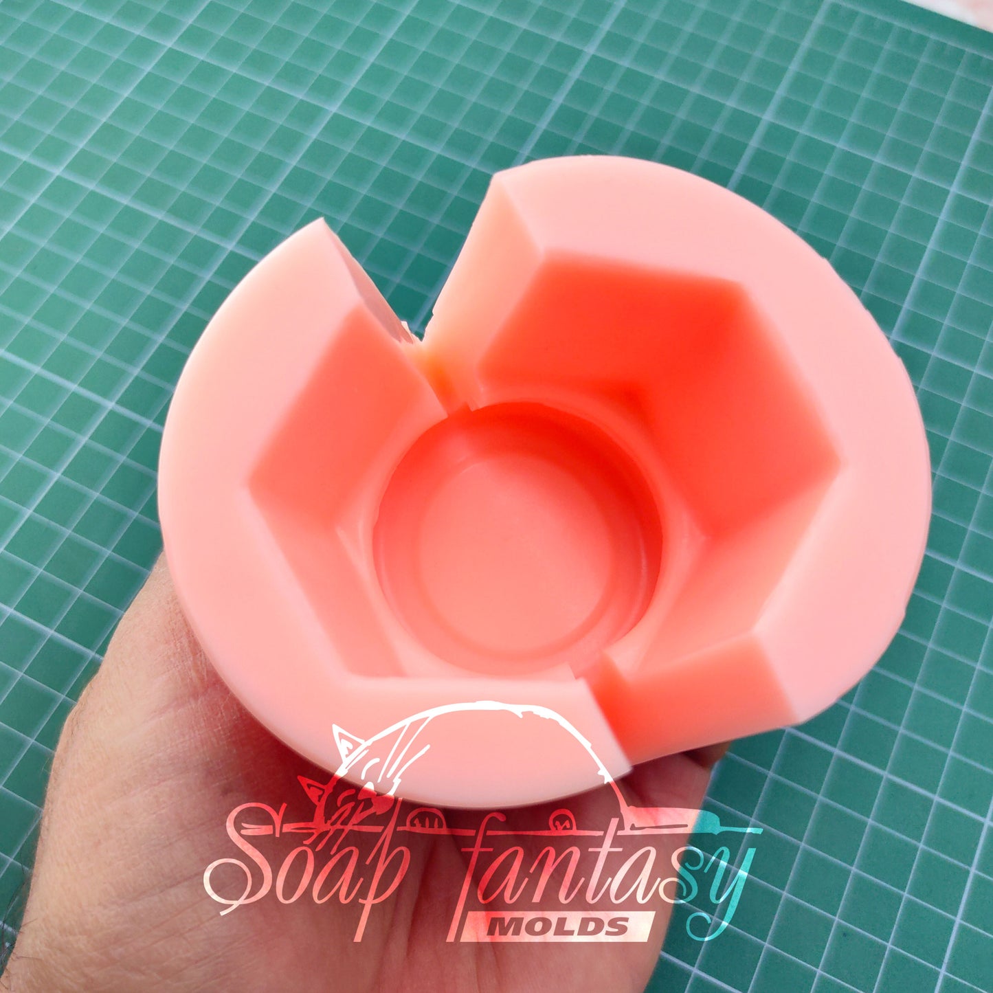 Jam jar (Medium straight) silicone mold for soap making