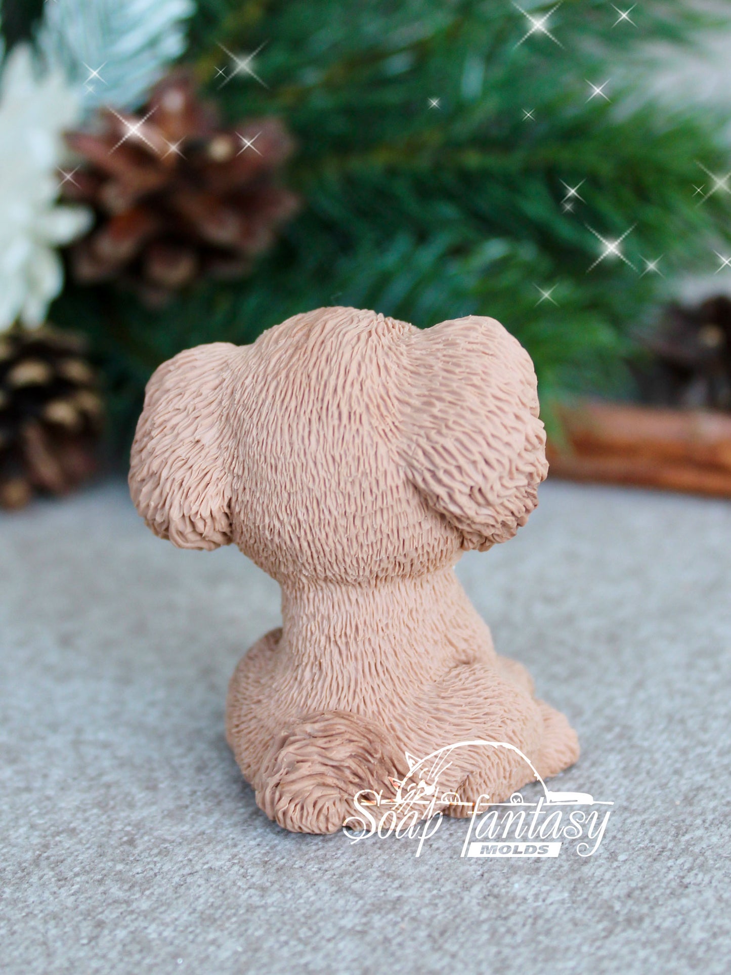 Tim puppy silicone mold for soap making