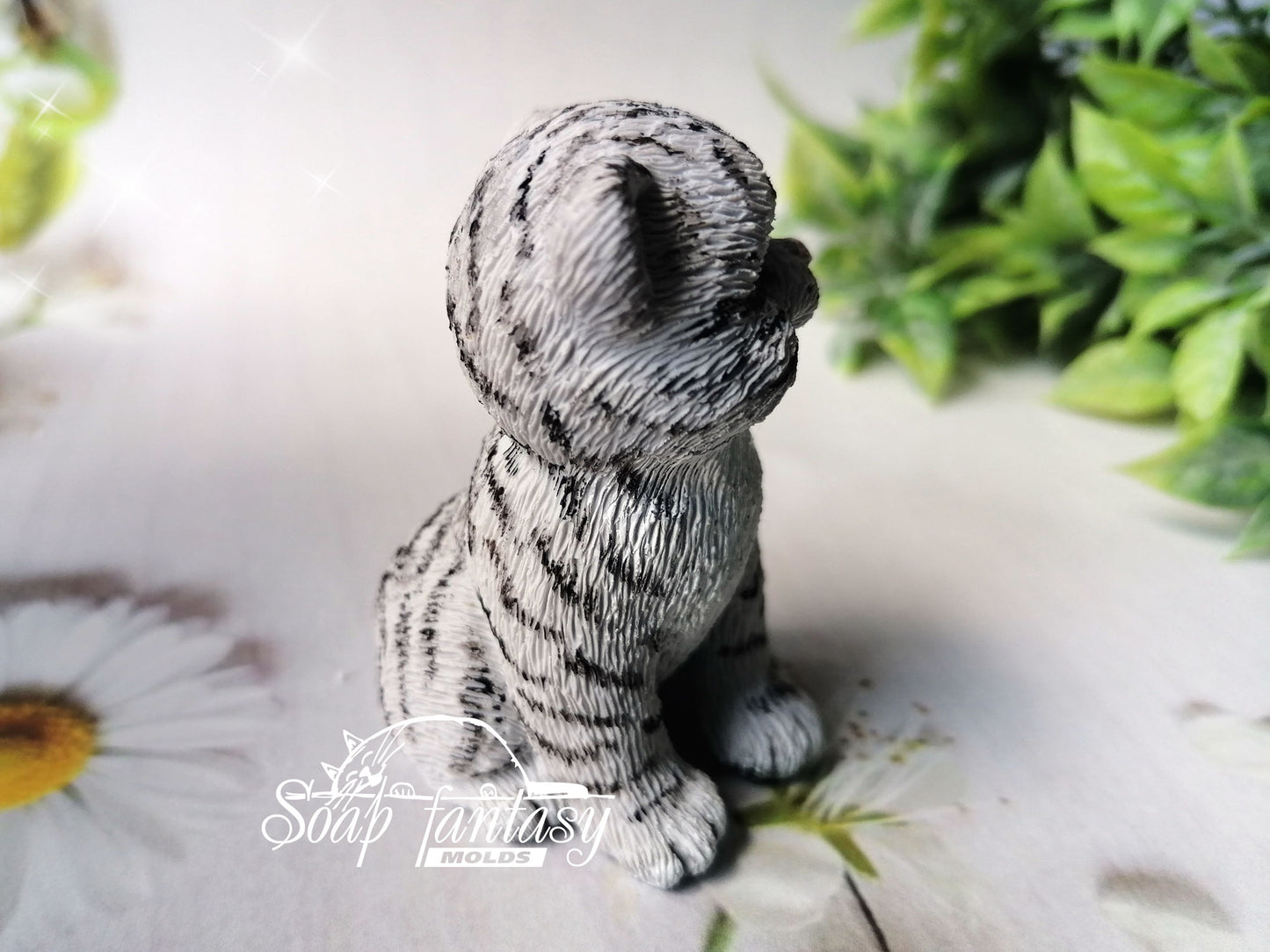 Thomas the Cat silicone mold for soap making