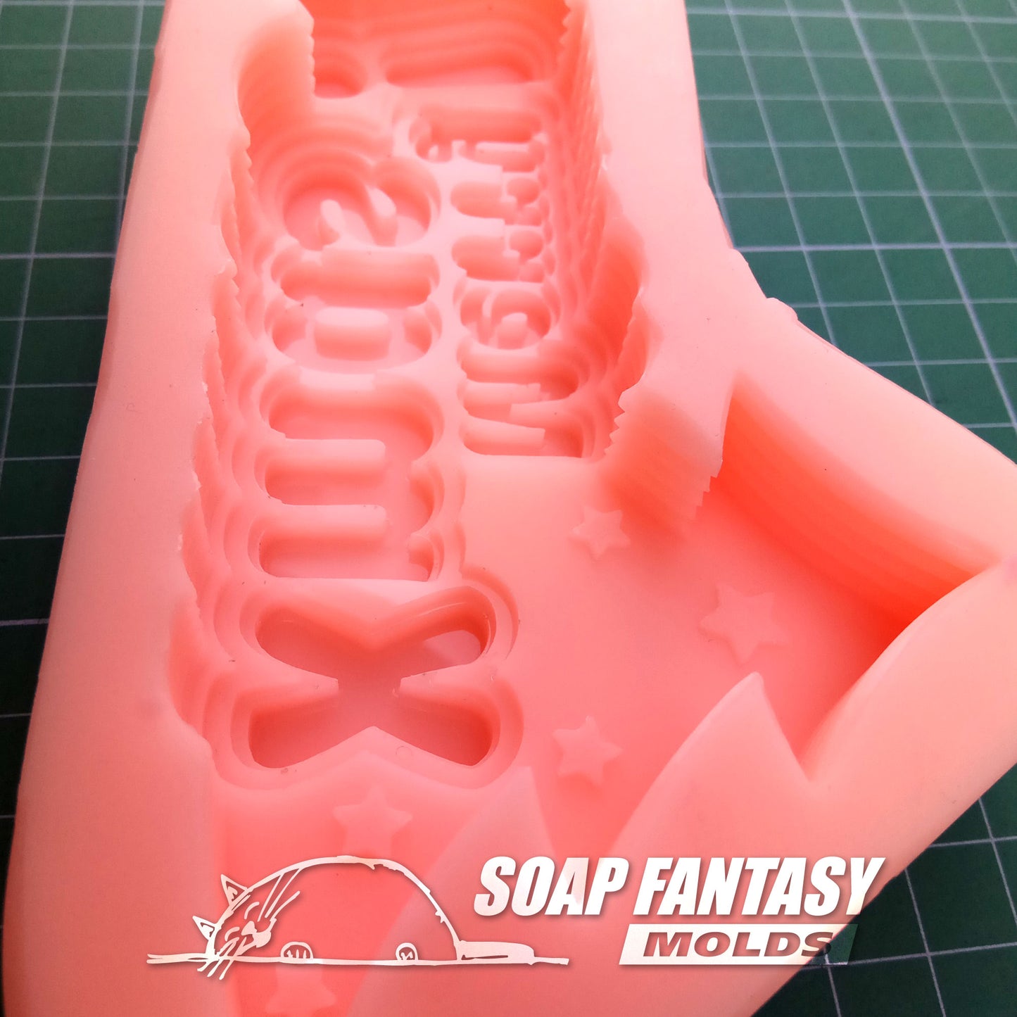 Merry Xmas with a Christmas tree silicone mold for soap making