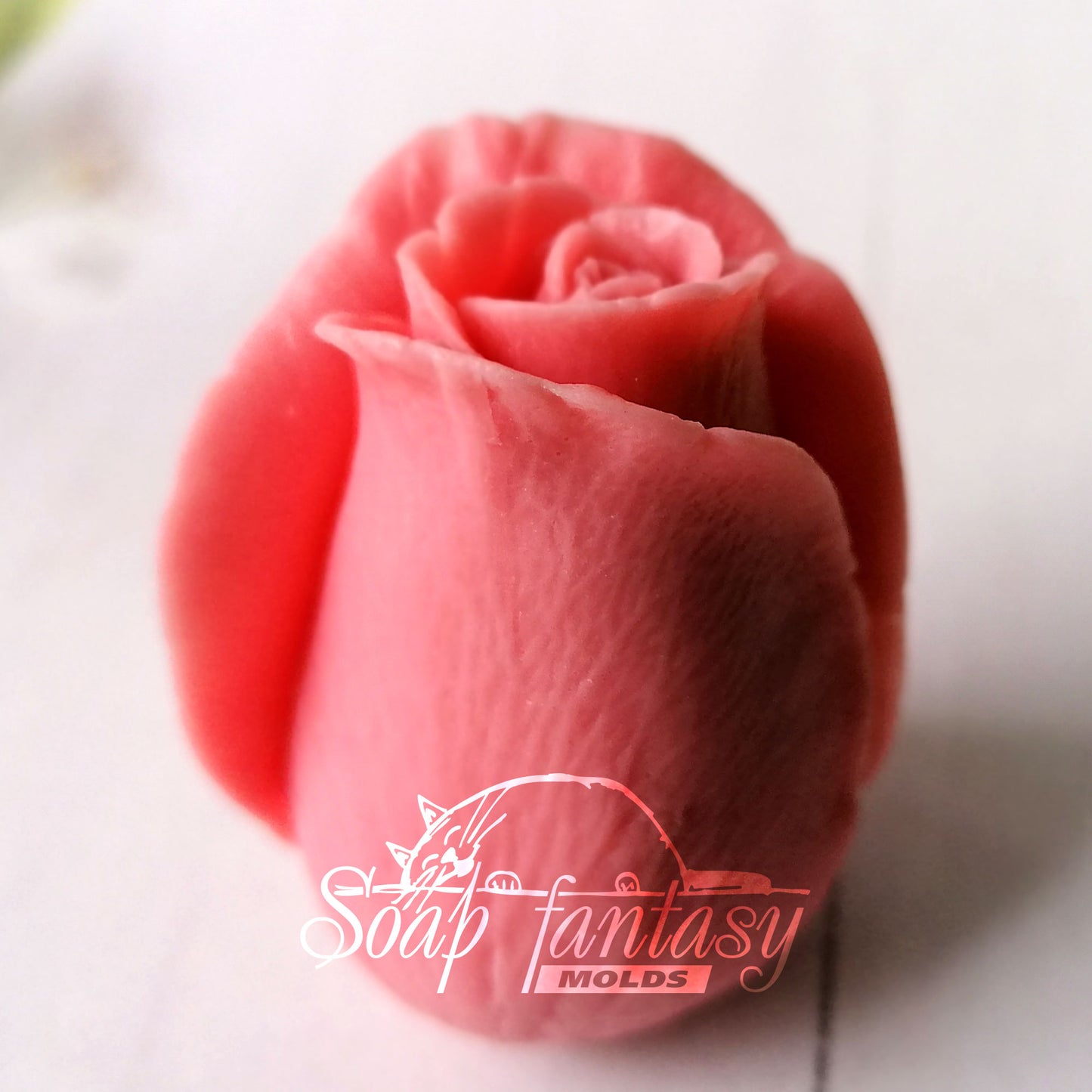 Rose "Glamour" silicone mold for soap making