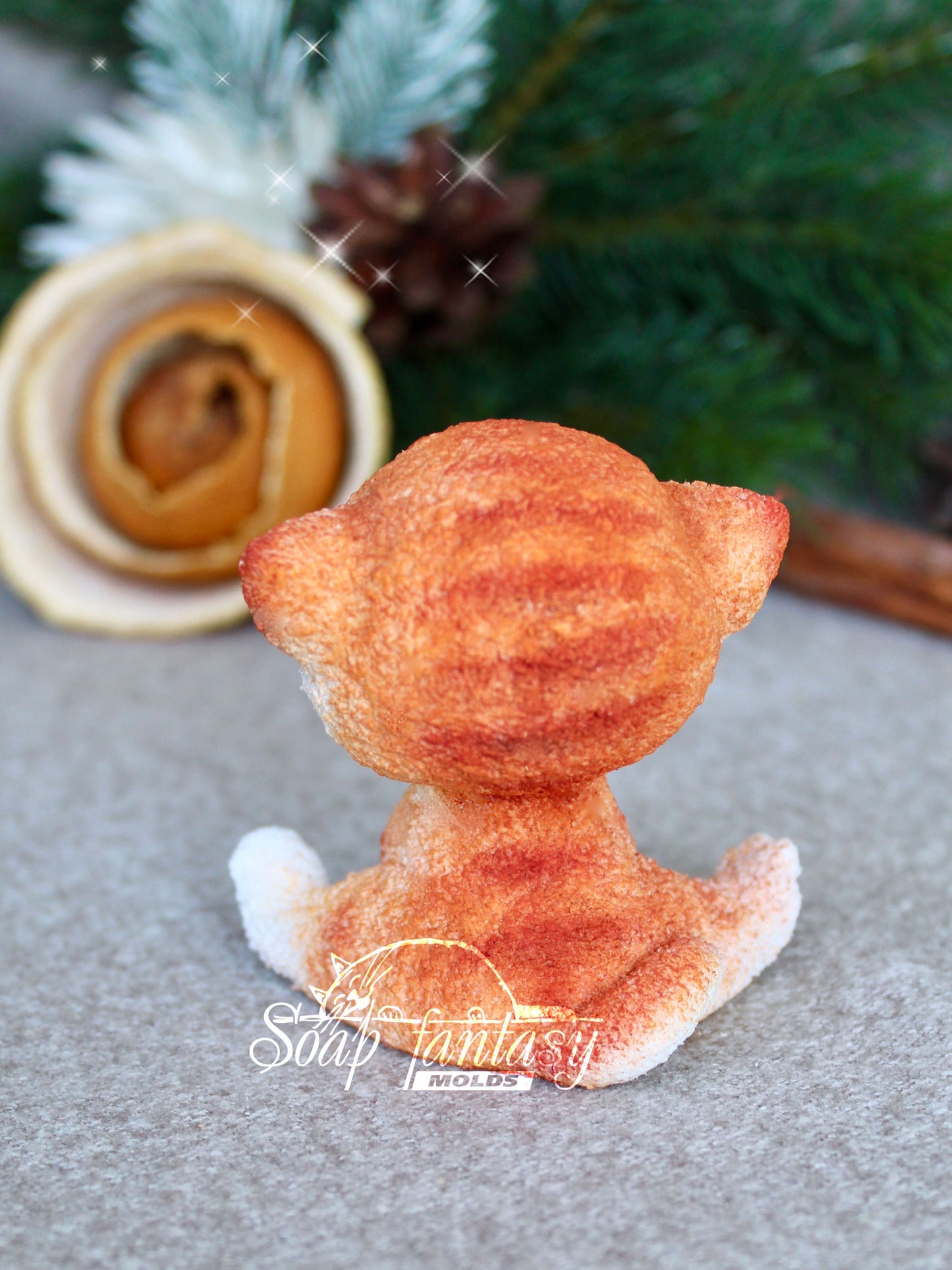 Happy kitten Silicone Soap Mold - for soap making, Craft & Hobby