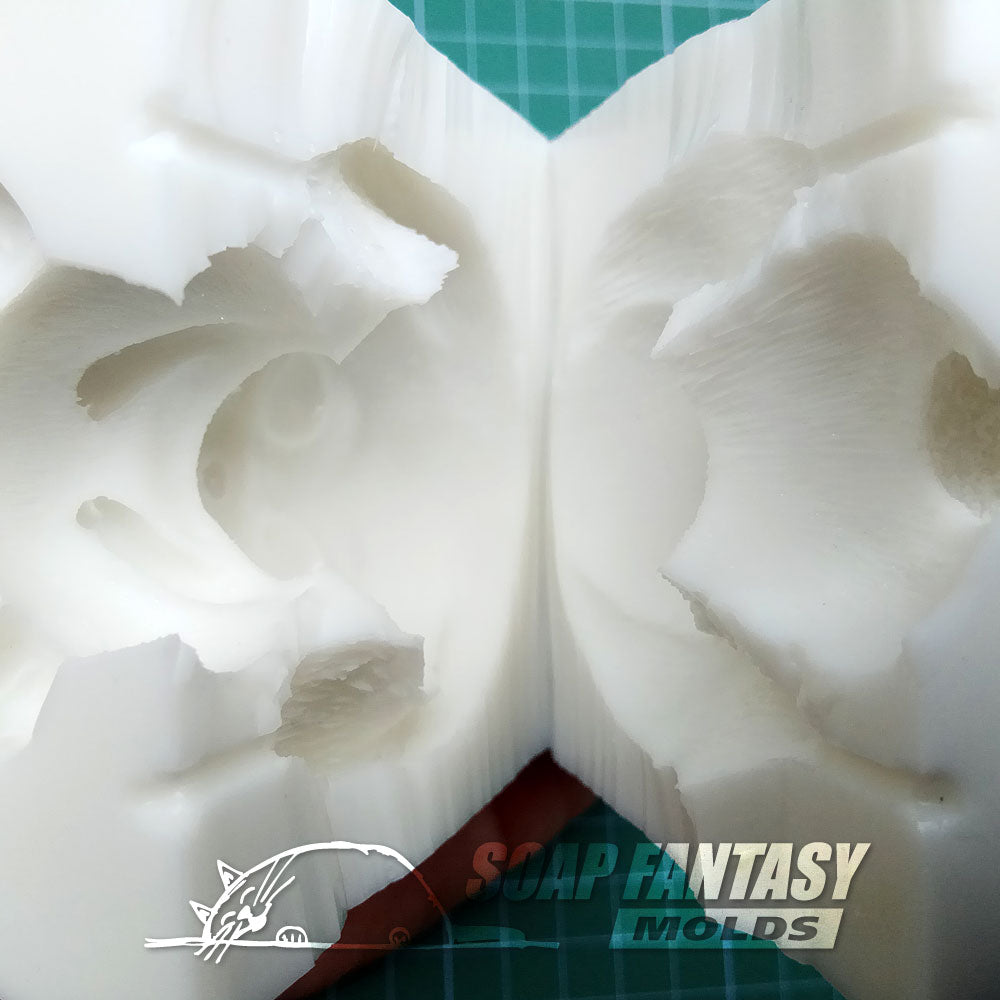 Snowball the Rabbit silicone mold for soap making