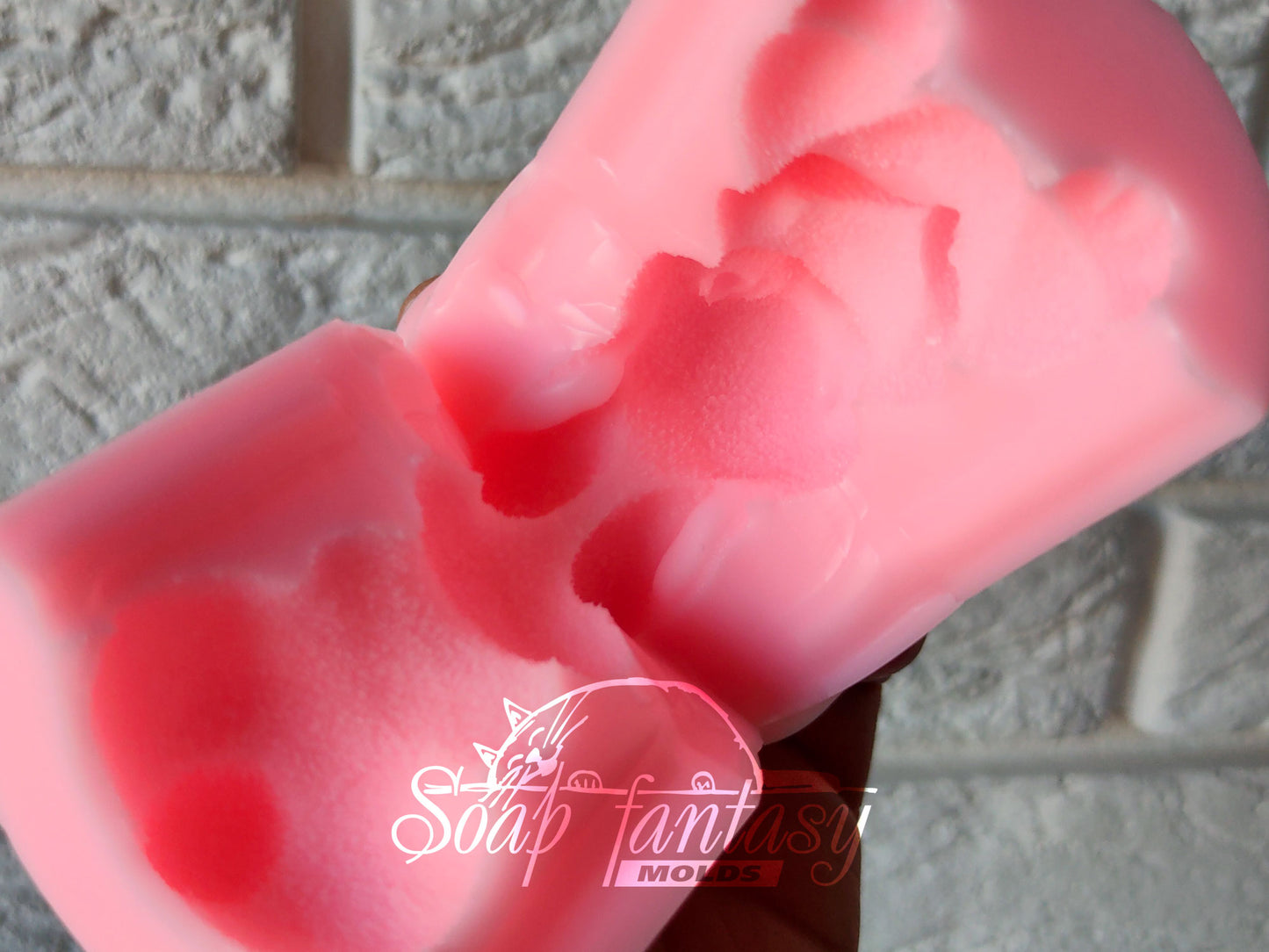 Easter bunny silicone mold for soap making