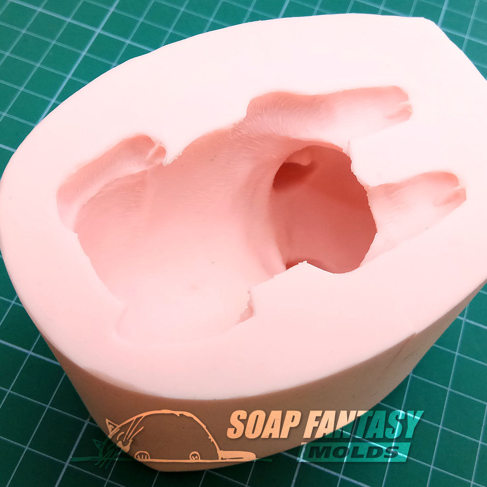 Funny pig silicone mold for soap making