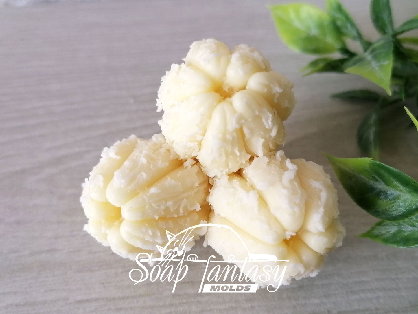 Triplet lemons silicone mold for soap making
