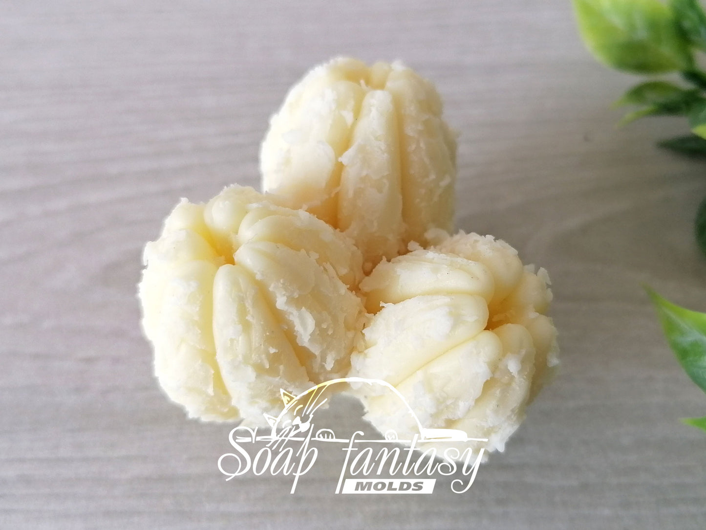 Triplet lemons silicone mold for soap making