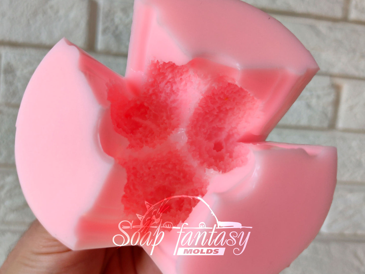Triplet lemons silicone mold for soap making