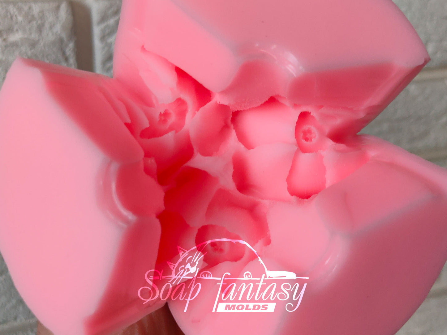Narcissus triplet (daffodil) silicone mold for soap making