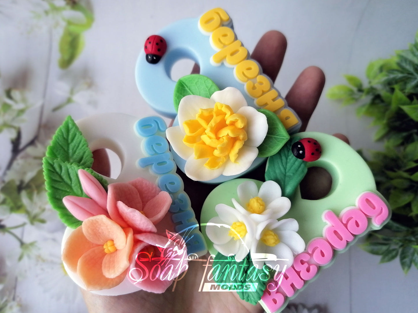 «8 березня» for creativity silicone mold for soap making