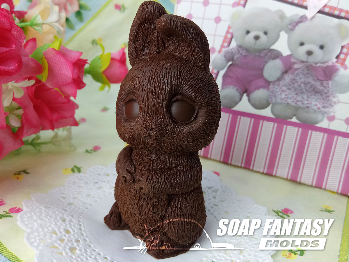 Cute bunny silicone mold for soap making