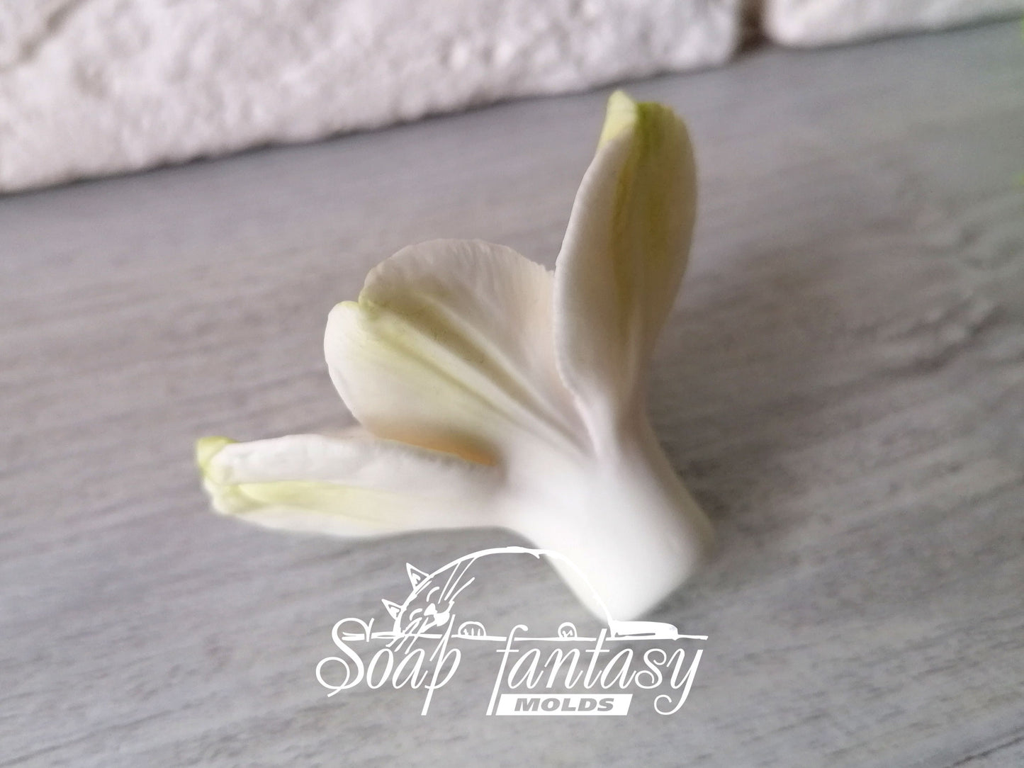 Alstroemeria flower silicone mold (mould) for soap making and candle making