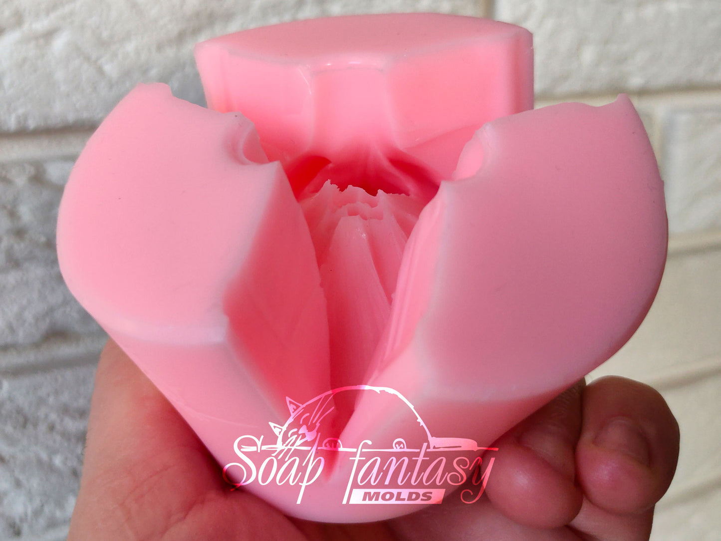 Alstroemeria flower silicone mold (mould) for soap making and candle making
