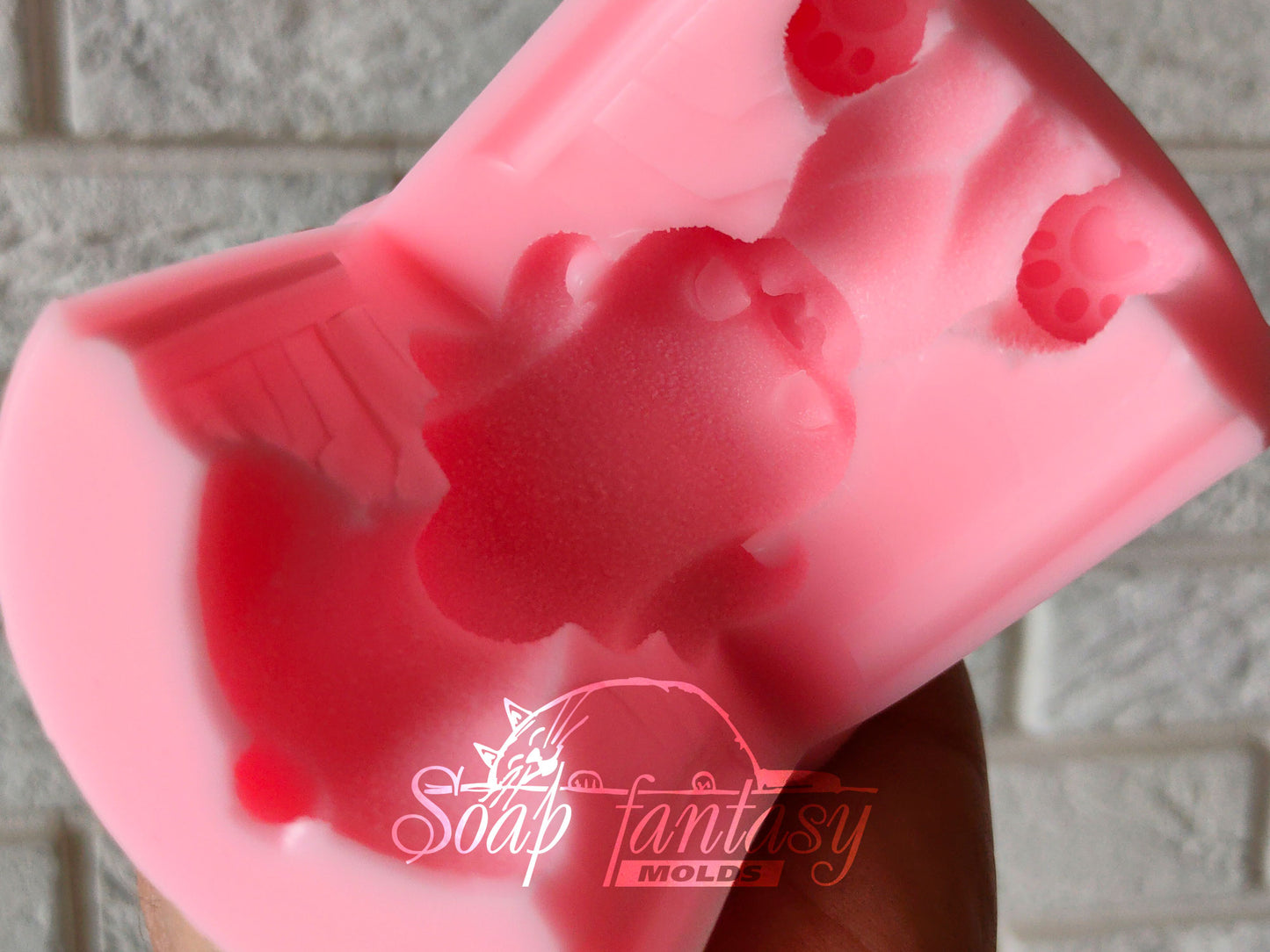 Baby Bear silicone mold (mould) for soap making and candle making