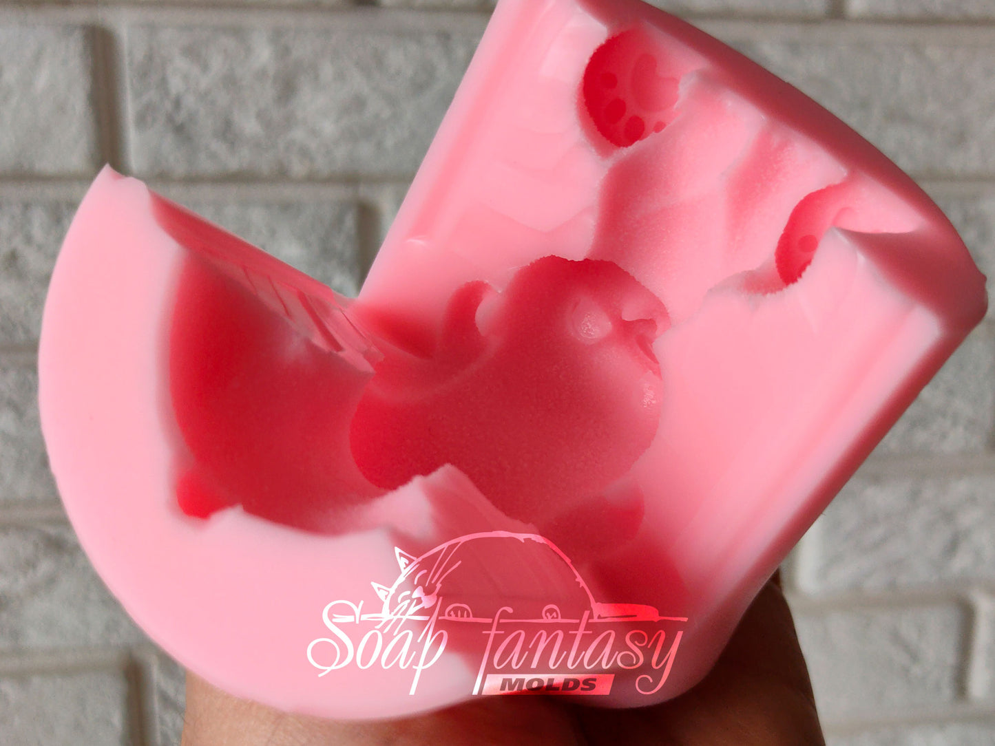 Baby Bear silicone mold (mould) for soap making and candle making