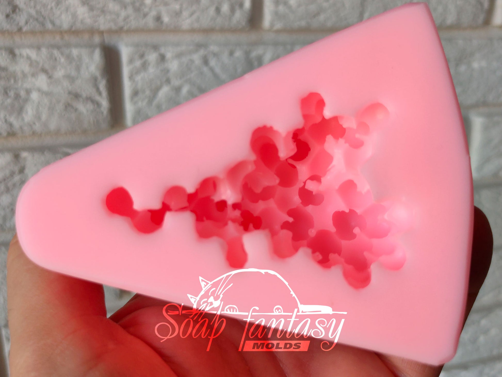 Bunch of grapes silicone mold (mould) for soap making and candle making