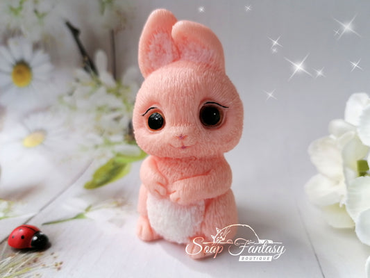 Cute bunny Silicone Soap Mold - for soap making, Craft & Hobby