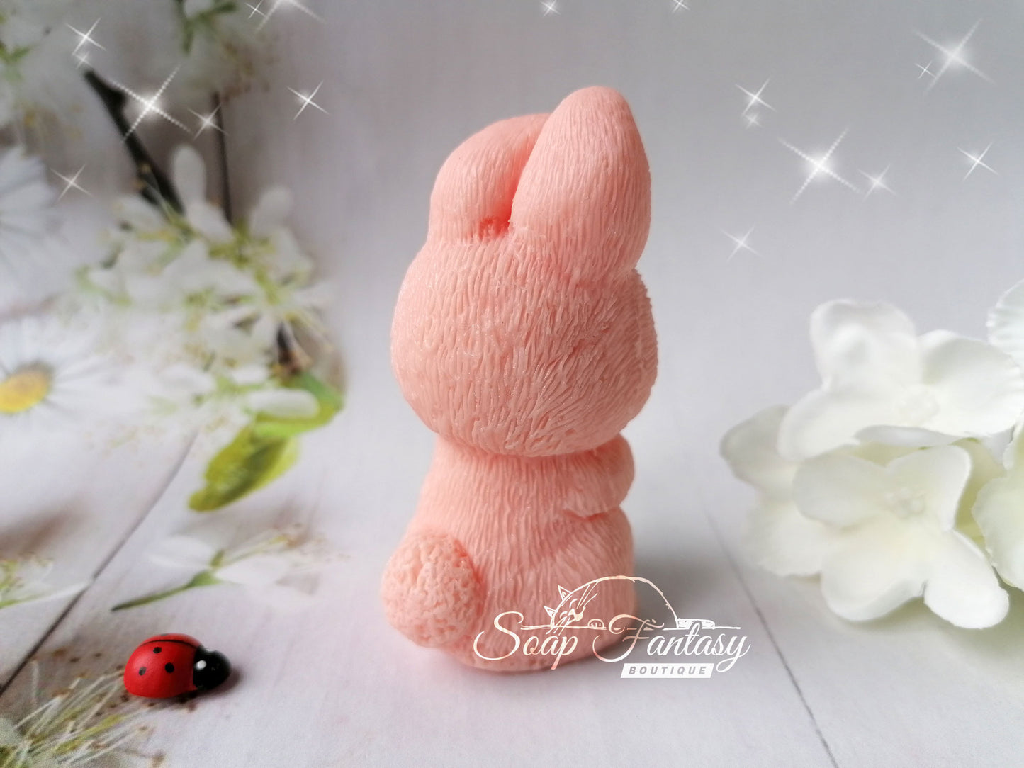 Cute bunny silicone mold for soap making