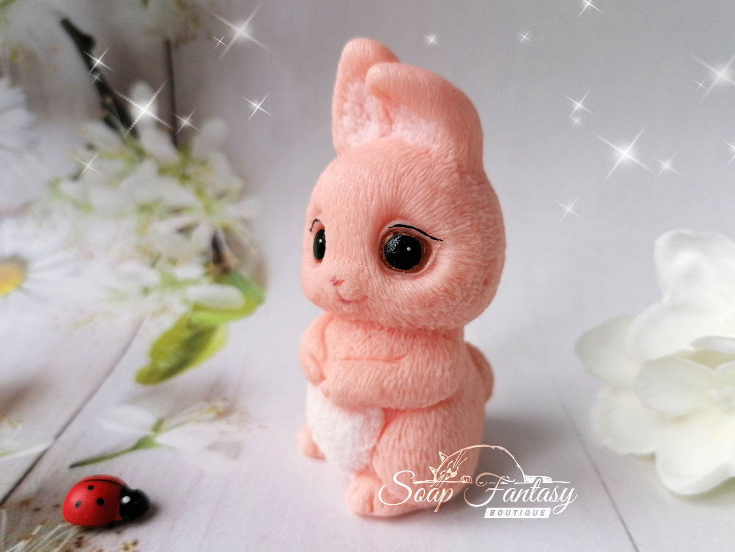 Cute bunny silicone mold for soap making