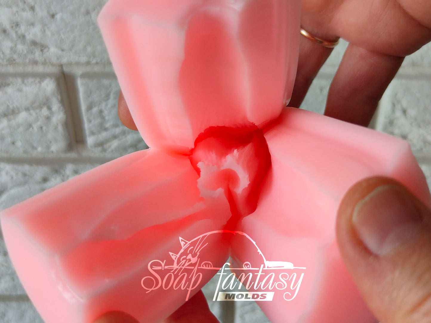 Calla Snowland lily bud flower silicone mold (mould) for soap making and candle making